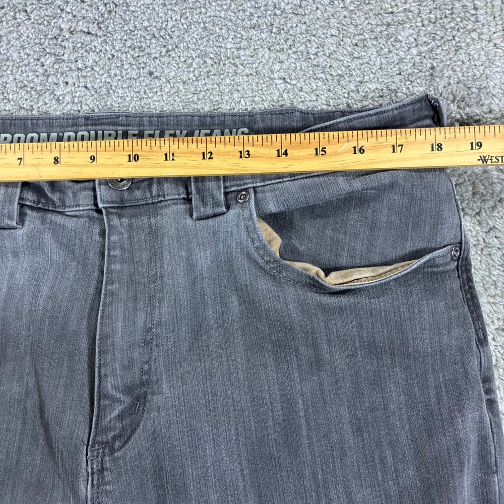 Duluth Trading Ballroom Double Flex Jeans Mens 38x34 Grey Standard Fit Stretch - Picture 3 of 10
